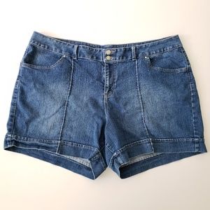 Lane Bryant Denim Shorts Size 24